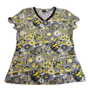 ILLUMINATIONS - Rise of Gru -  Short Sleeve Scrub Top - gray - Size M